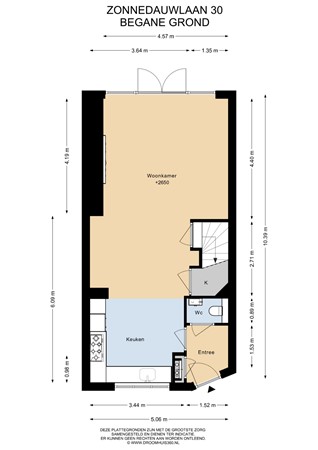 Floorplan - Zonnedauwlaan 30, 1433 WB Kudelstaart